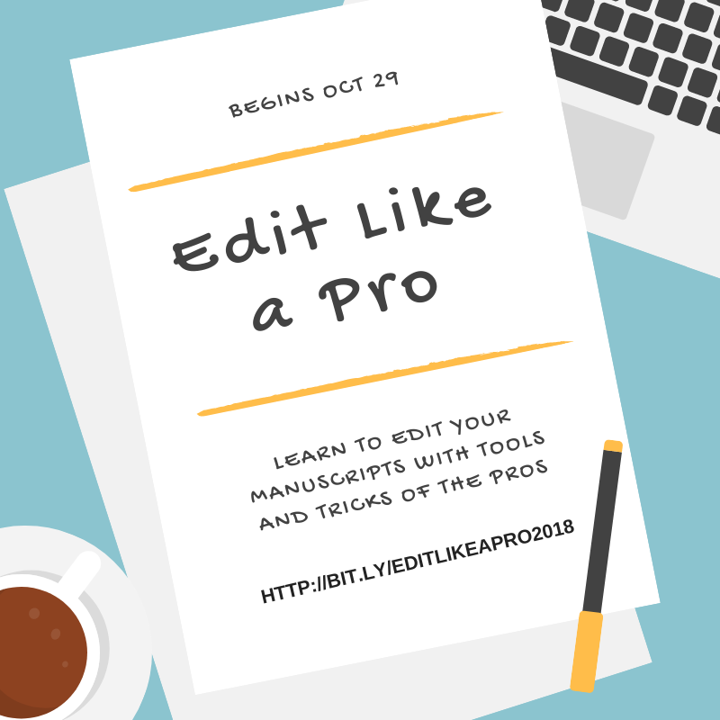 Edit Like a Pro Writing Workshop by Pat Hauldren